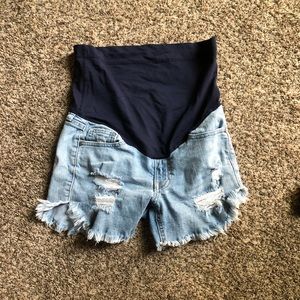 Maternity Jean Shorts